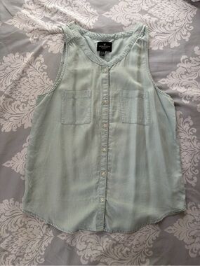 American Eagle Sleeveless Denim Tank